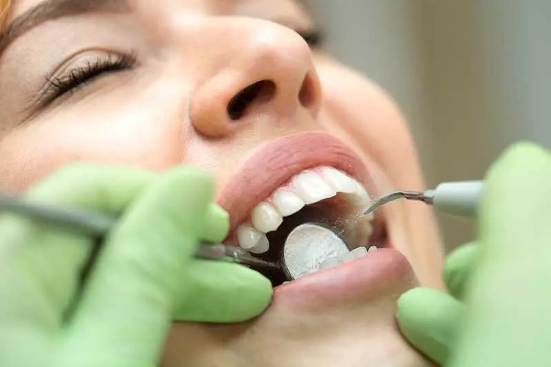 Patient receiving general dentistry services from Dr. Roberts at Placer Family Dentist